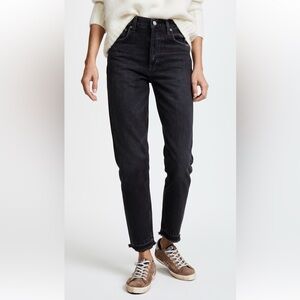 Agolde Jamie High Rise Grey Jean